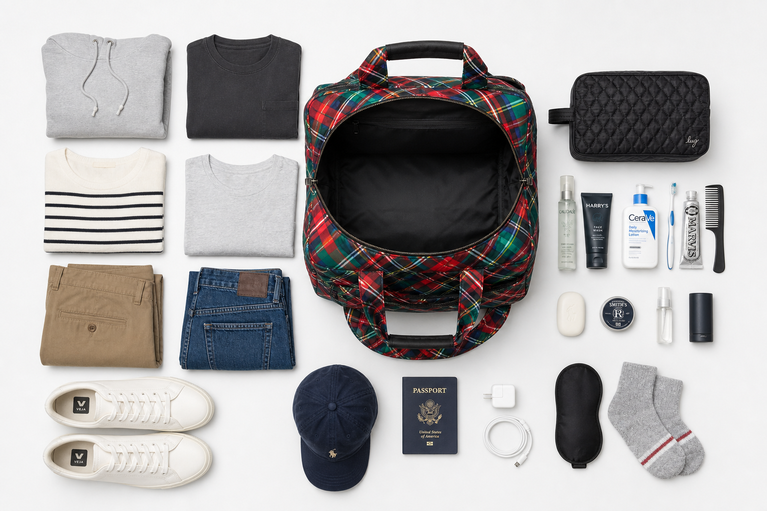 The Knolling Edit: Unpacking a Weekend Duffel